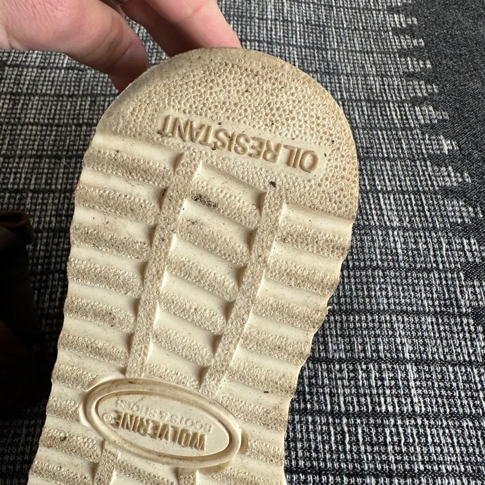 WORN ONCE! Wolverine Men's Loader 6 " Soft Toe Wedge Work Boot - Picture 6 of 11